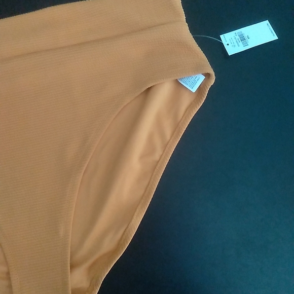 Old Navy Women’s Size 2XL Swimsuit Bikini Bottoms French Terry Orange - Picture 3 of 5